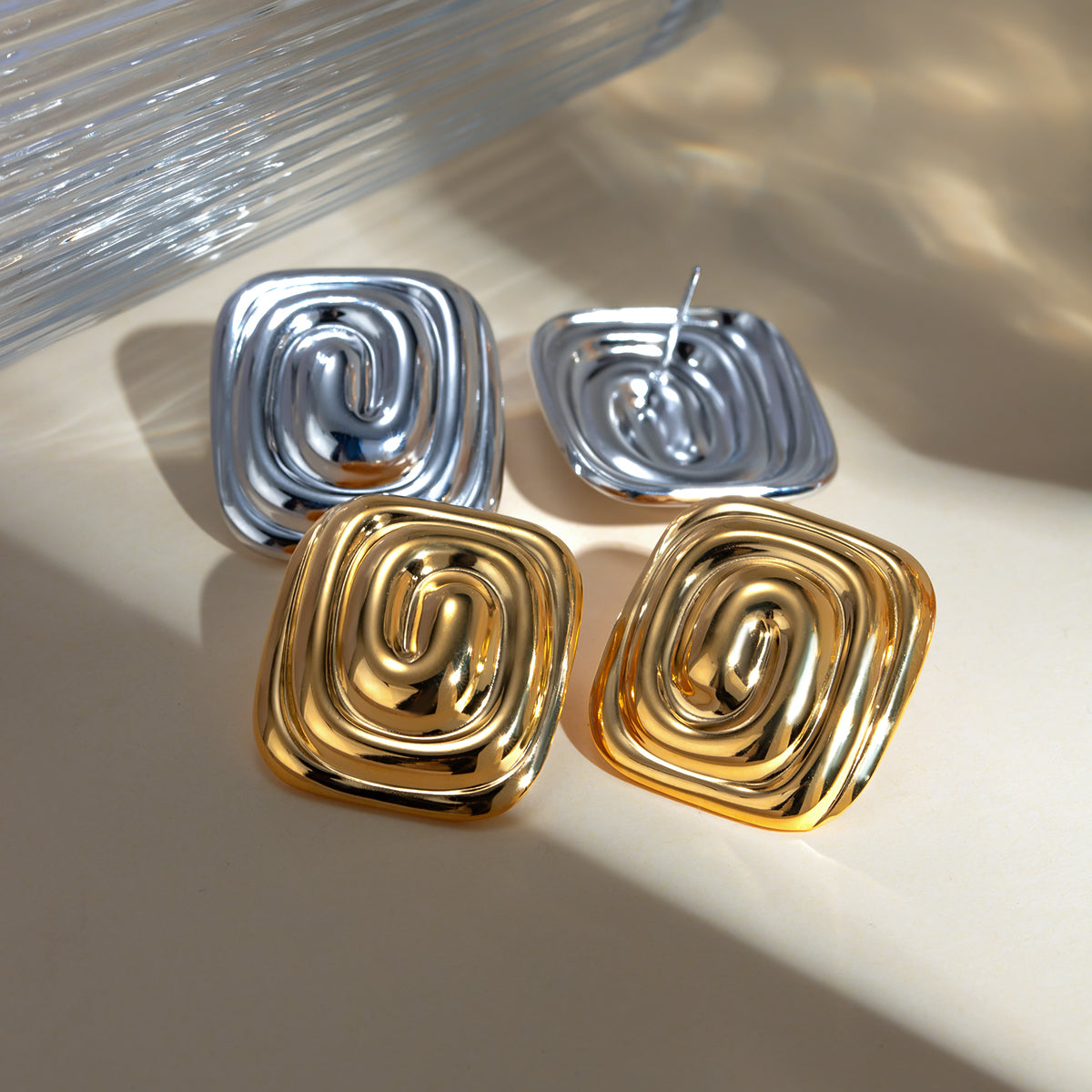 Stainless Steel Stud Earrings - Supernovarieties Boutique