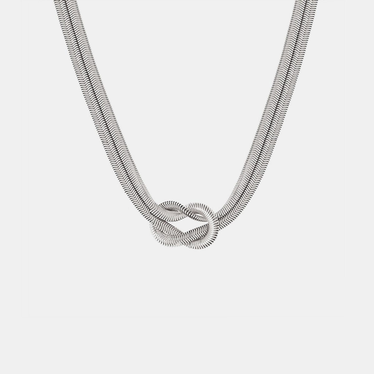 Titanium Steel Knot Necklace - Supernovarieties Boutique