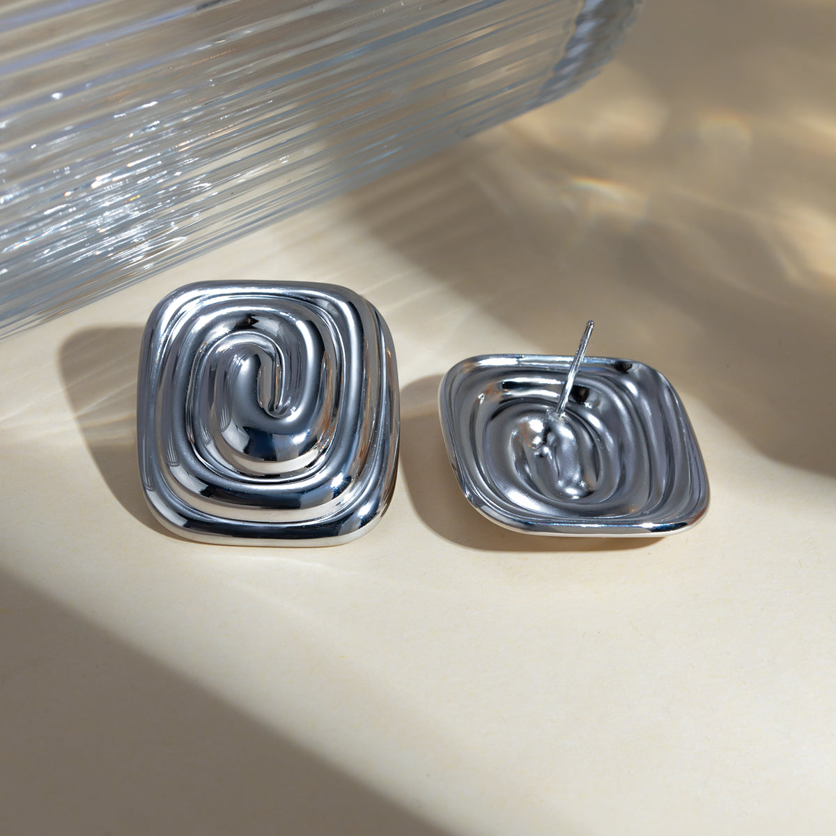 Stainless Steel Stud Earrings - Supernovarieties Boutique
