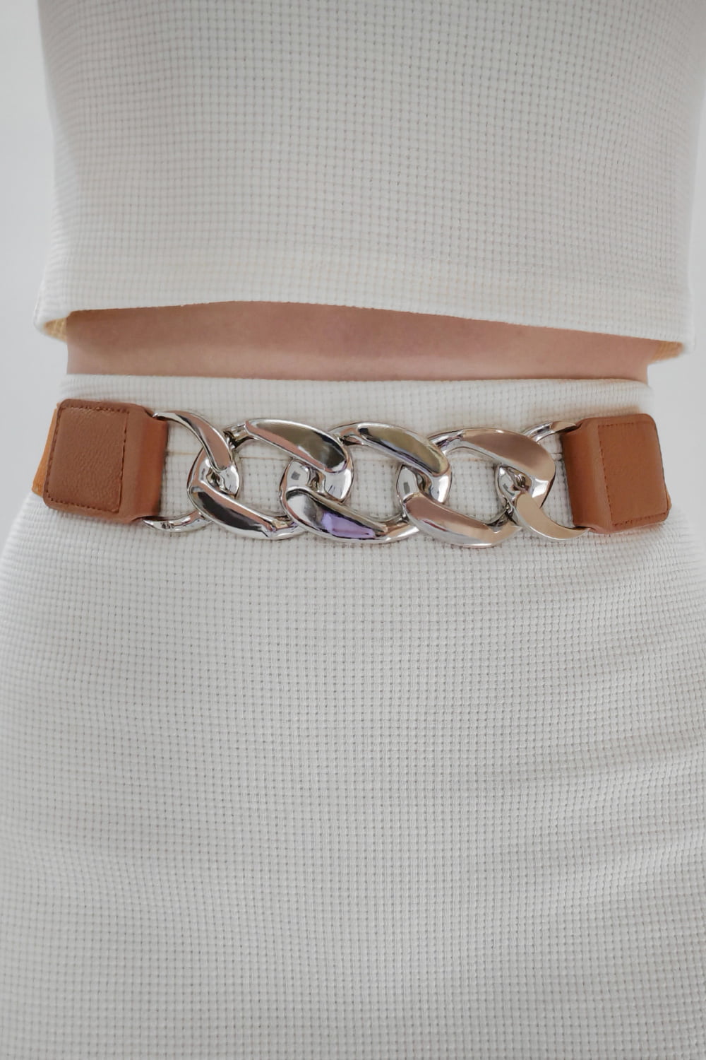Chain Detail Elastic Belt - Supernovarieties Boutique