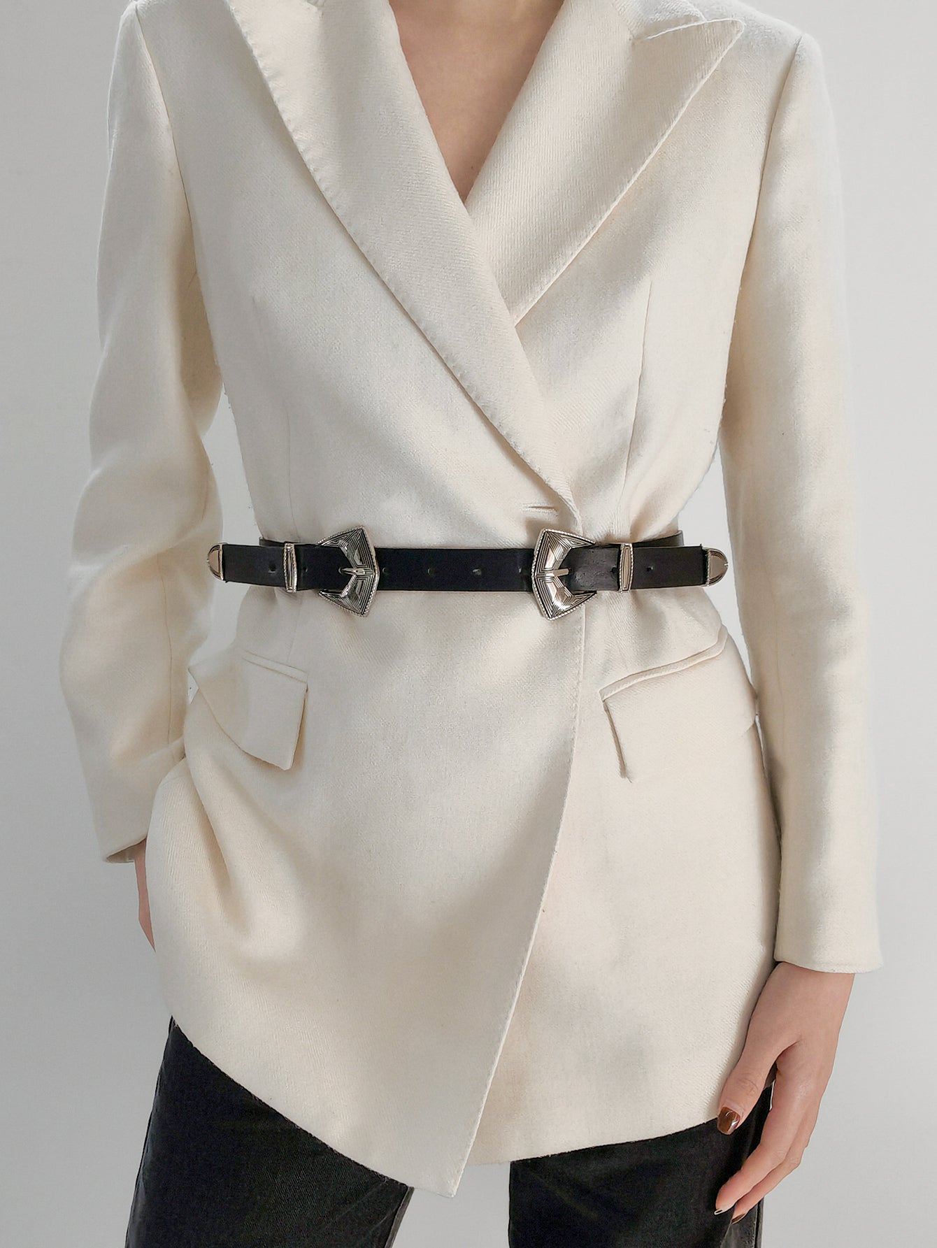 Double Buckle PU Leather Belt - Supernovarieties Boutique
