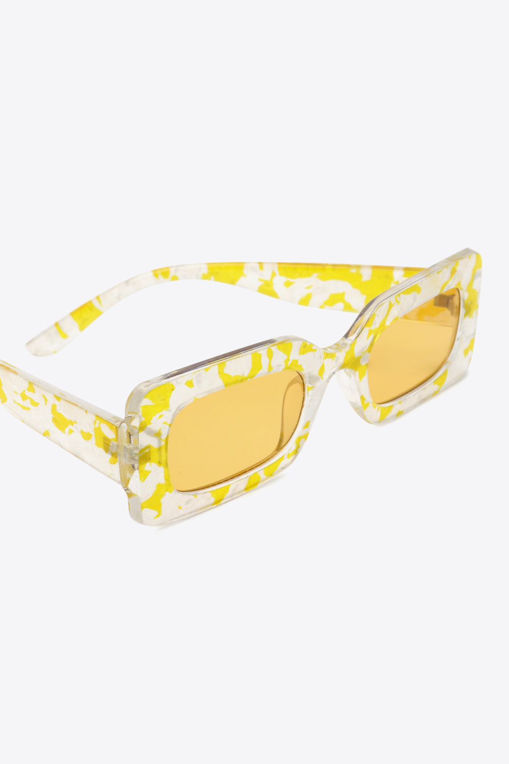 Tortoiseshell Rectangle Polycarbonate Sunglasses - Supernovarieties Boutique