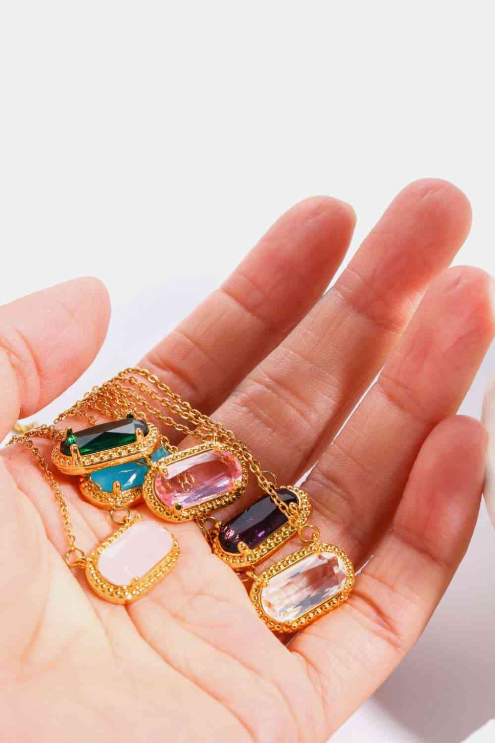 Copper 14K Gold-Plated Pendant Necklace - Supernovarieties Boutique