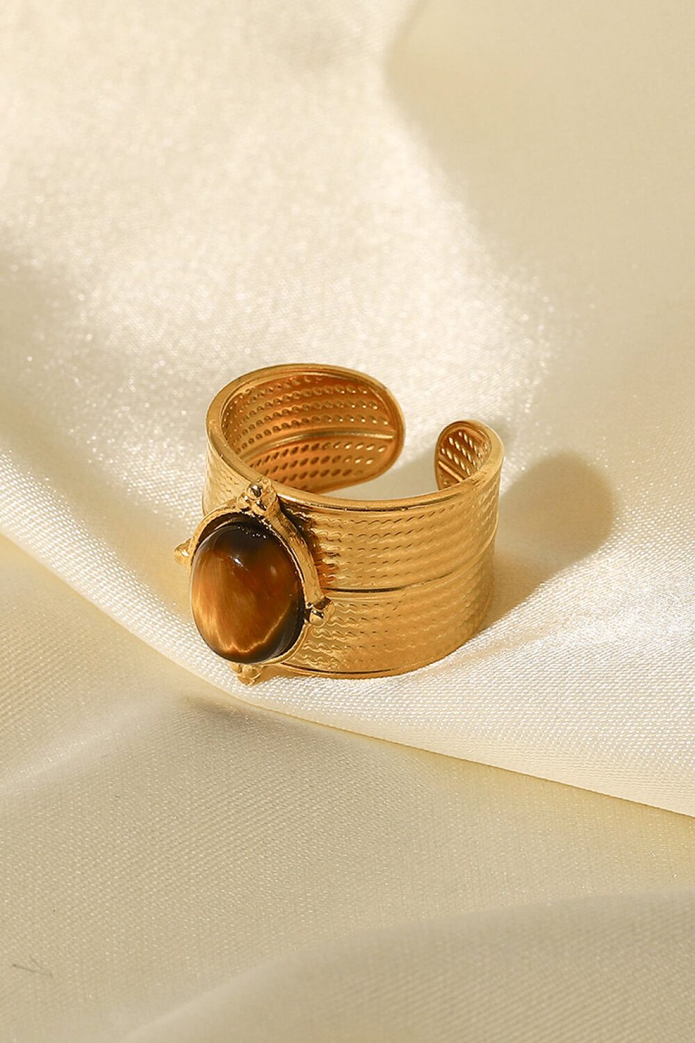 18K Gold-Plated Wide Open Ring - Supernovarieties Boutique