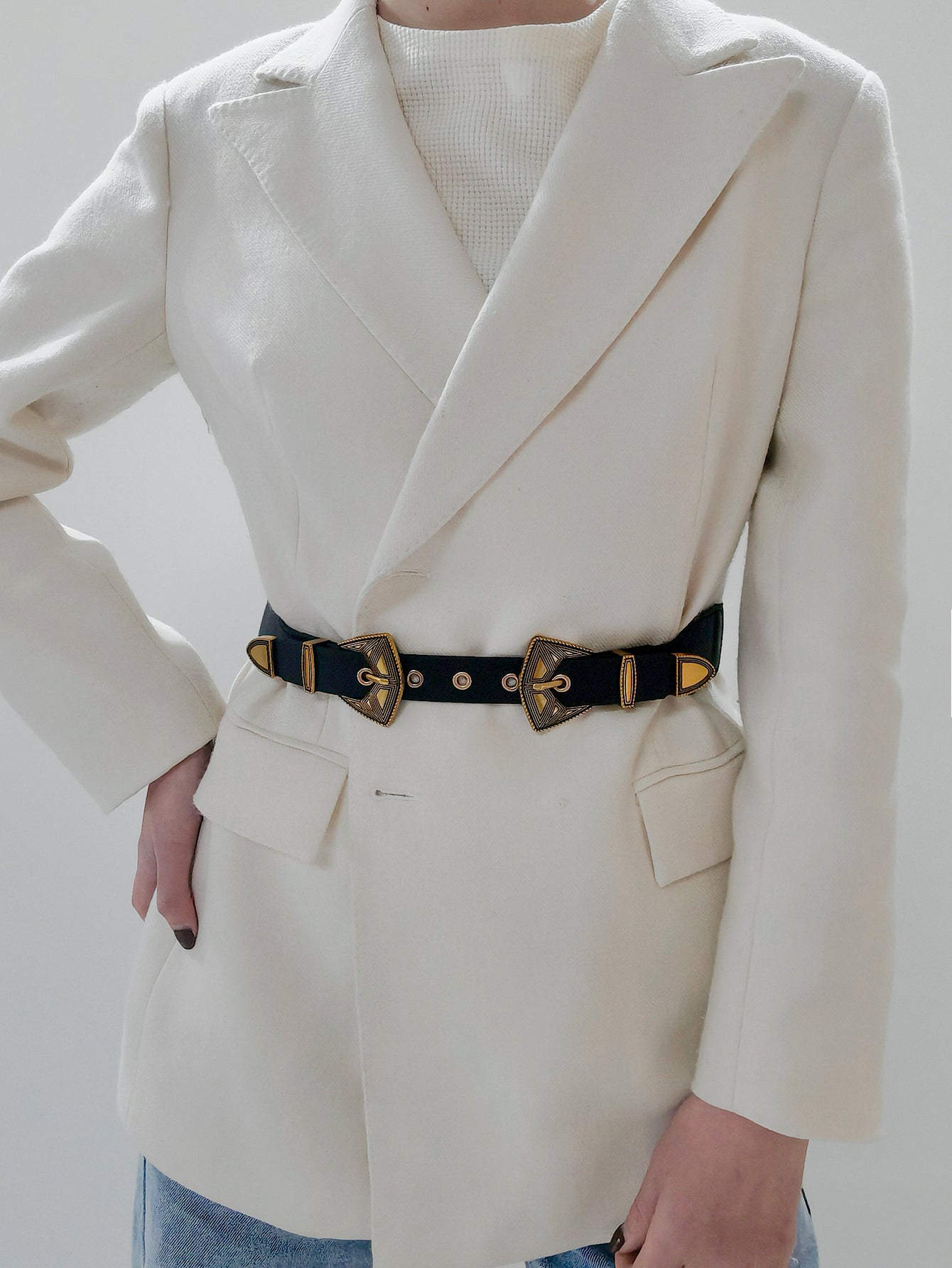 Double Buckle PU Leather Belt - Supernovarieties Boutique