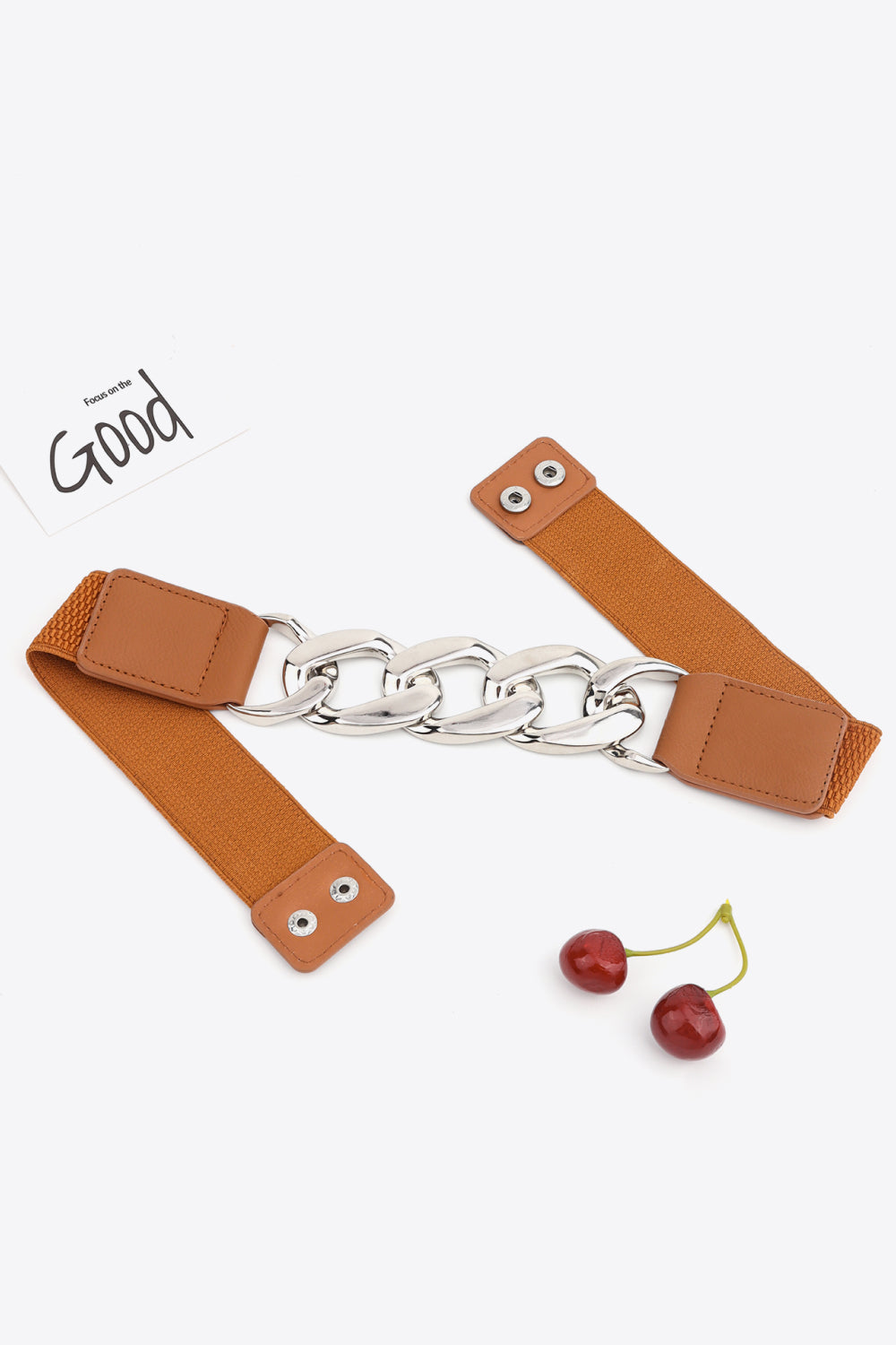 Chain Detail Elastic Belt - Supernovarieties Boutique