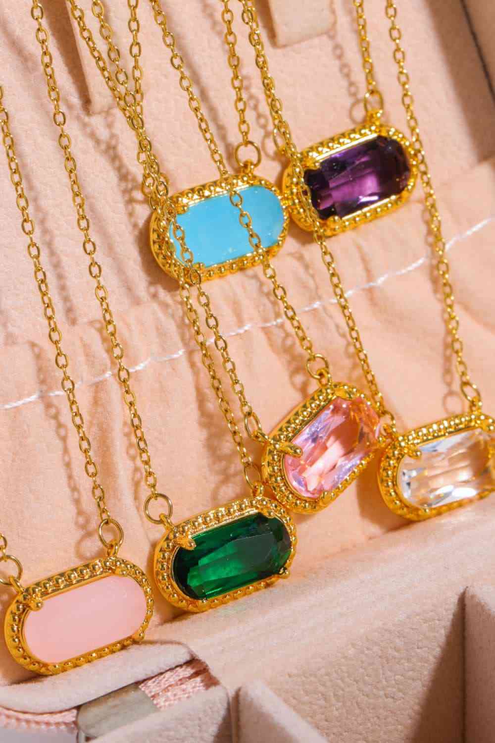 Copper 14K Gold-Plated Pendant Necklace - Supernovarieties Boutique