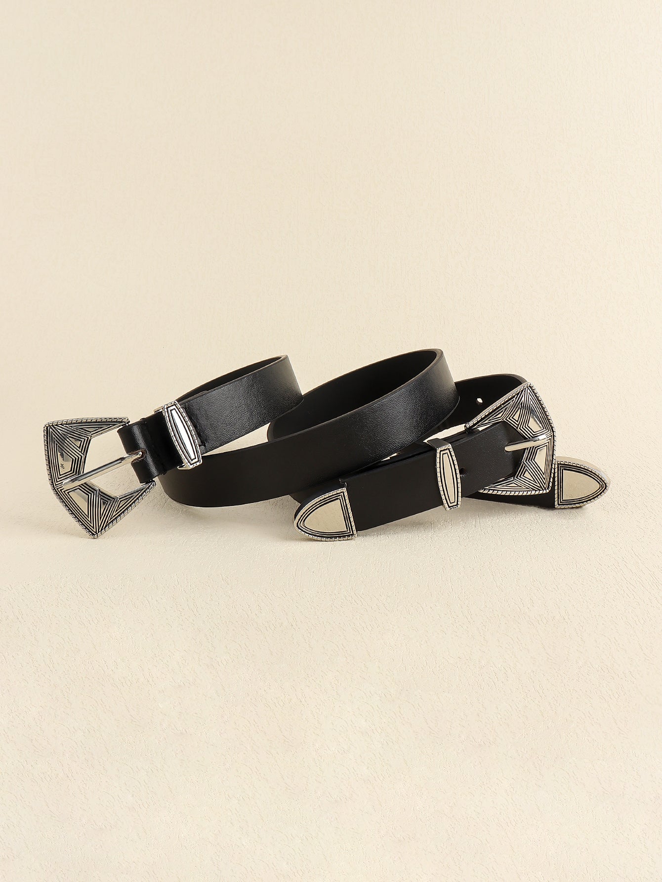 Double Buckle PU Leather Belt - Supernovarieties Boutique