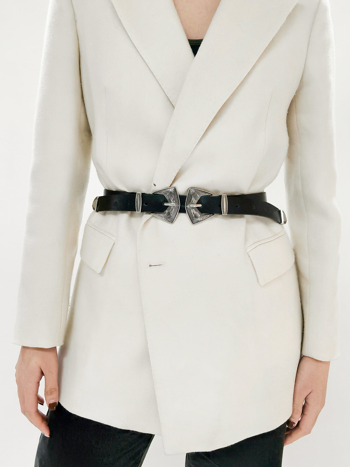 Double Buckle PU Leather Belt - Supernovarieties Boutique