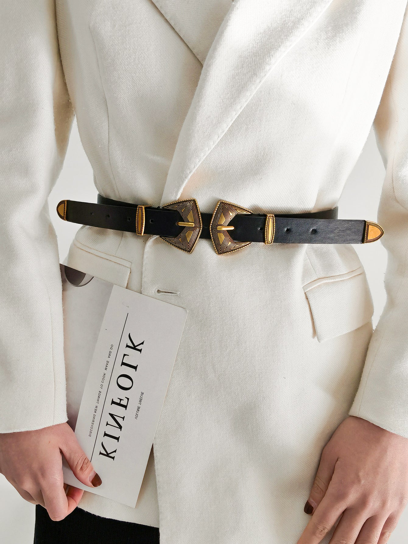 Double Buckle PU Leather Belt - Supernovarieties Boutique