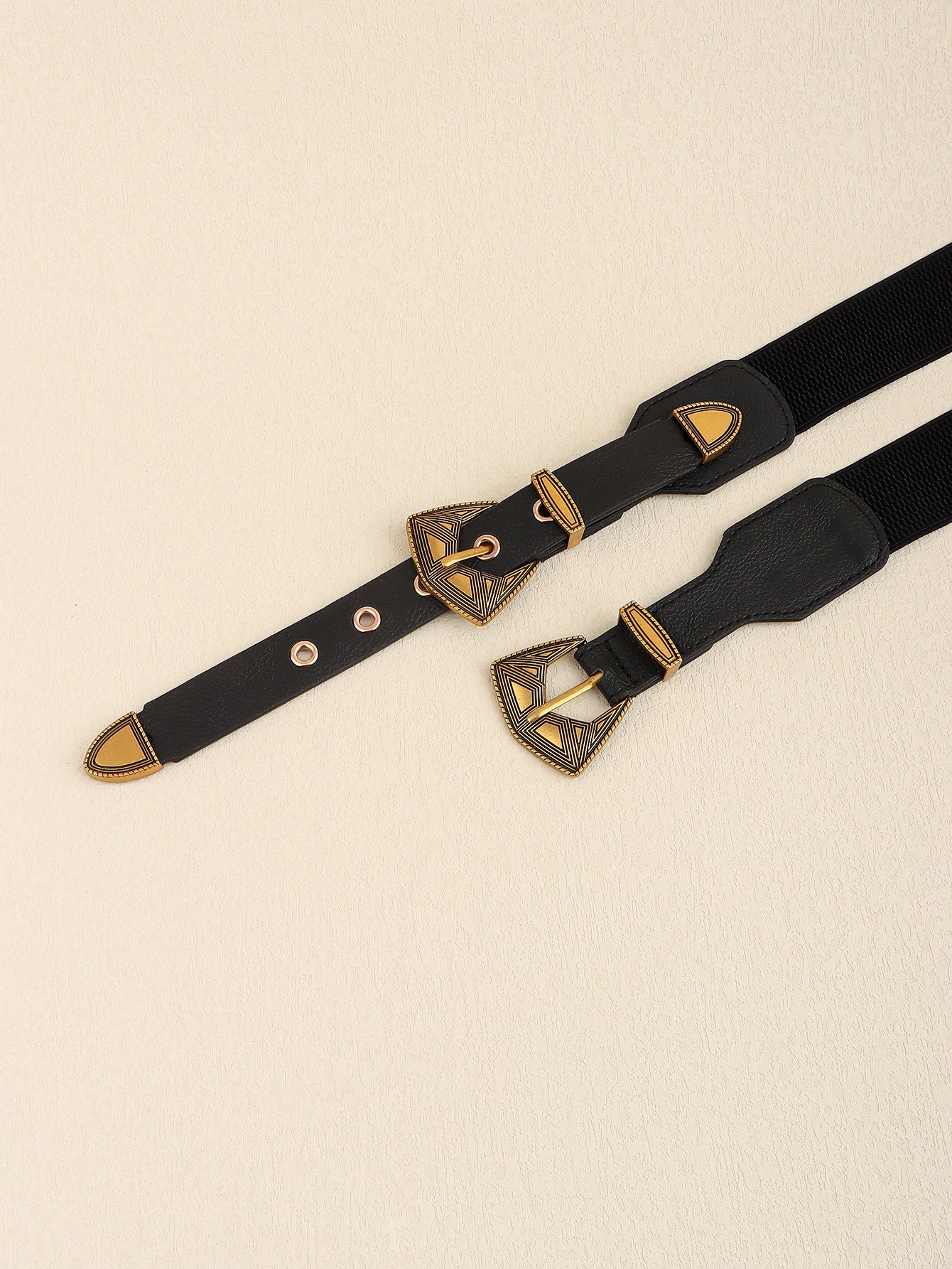 Double Buckle PU Leather Belt - Supernovarieties Boutique