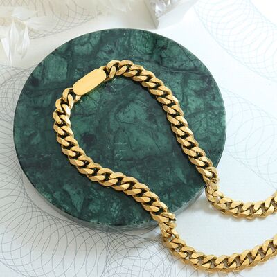 18K Gold-Plated Chain Necklace - Supernovarieties Boutique