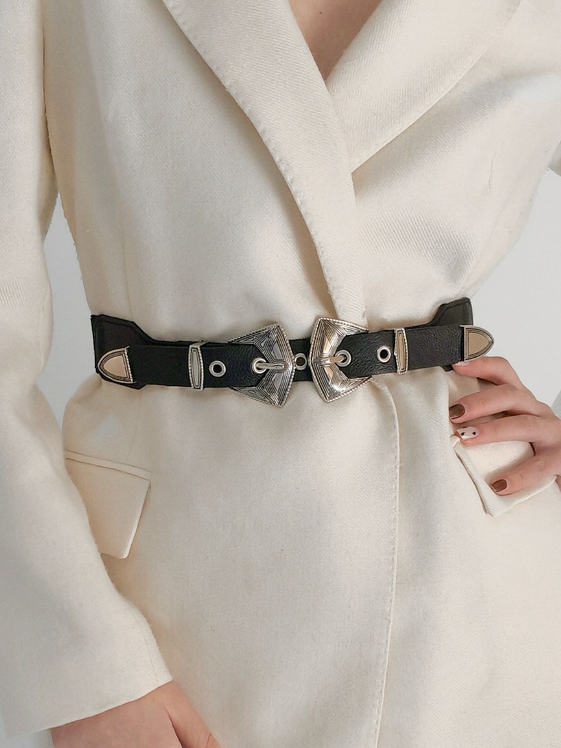 Double Buckle PU Leather Belt - Supernovarieties Boutique